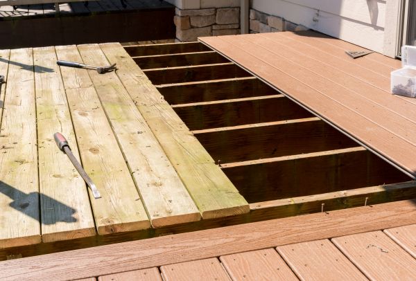 Deck Floor Replacement in Longmont