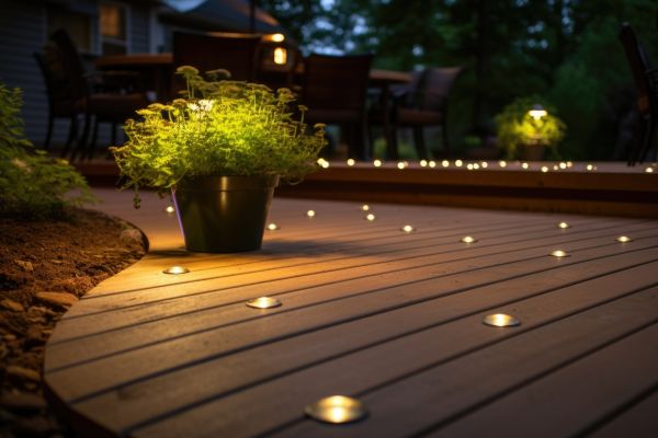 Ground Level Deck Construction in Longmont